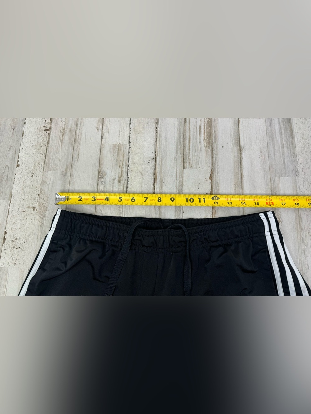 Adidas Climalite Men’s XL Sweatpants Black White Stripe - Picture 6 of 10